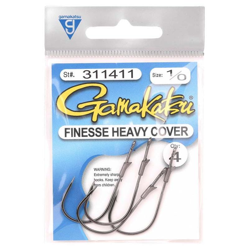 Gamakatsu Finesse Heavy Cover Wm Nsb 1/0