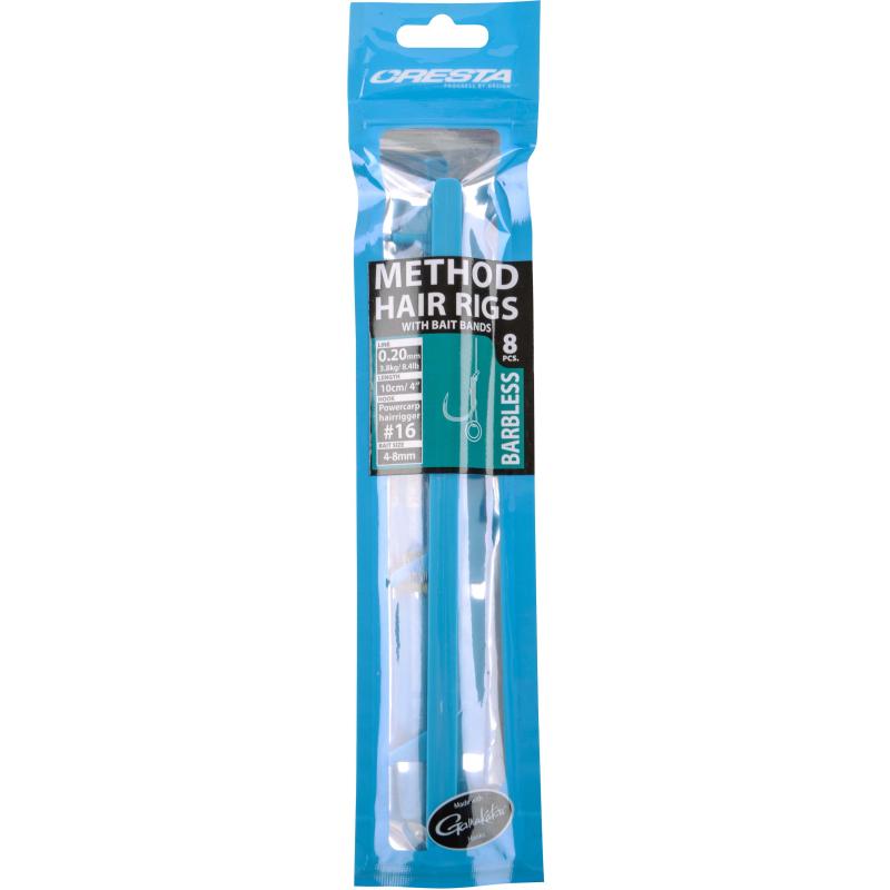 Cresta Method Rigs + Band #12-0,24mm Barbless