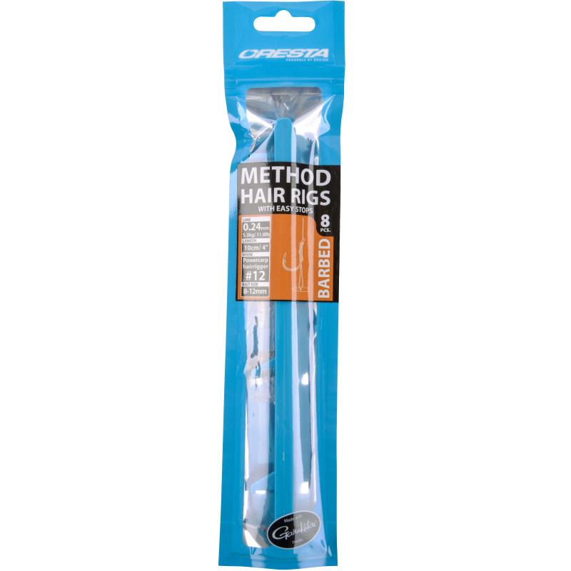 Cresta Method Rigs + Stop #14-0,22mm Barbed