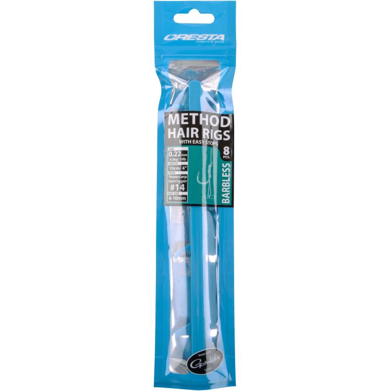 Cresta Method Rigs + Stop #10-0,26mm Barbless