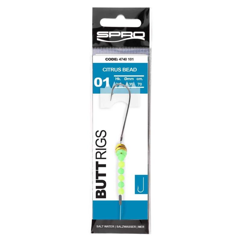 Spro 01 Salt Butt Rigs Citrus Bead #2/0