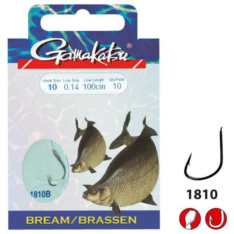 GAMAKATSU HOOK BKS-1810B BREAM FEED.75CM Gr.16 Zielfischhaken