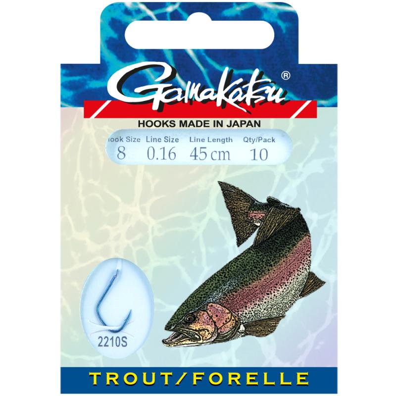 Gamakatsu Hook Bkb-2210S Trout 45Cm Gr. 6