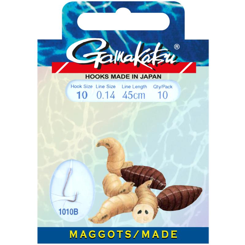 Gamakatsu Hook Bks-1010B Maggots 45 Cm Gr. 14