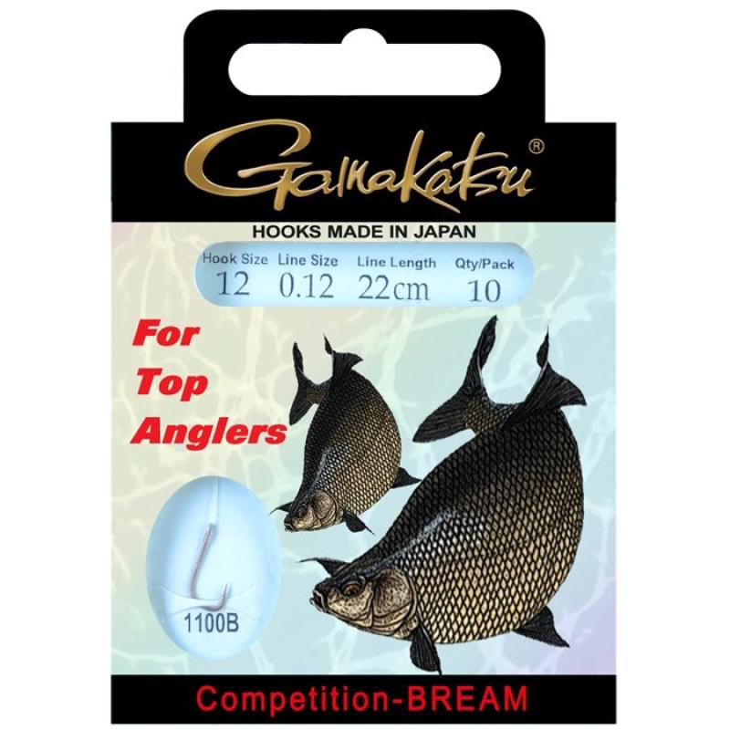 Gamakatsu Brassenhaken Bks-1100B 22cm Comp Inhalt: 10 Stk.