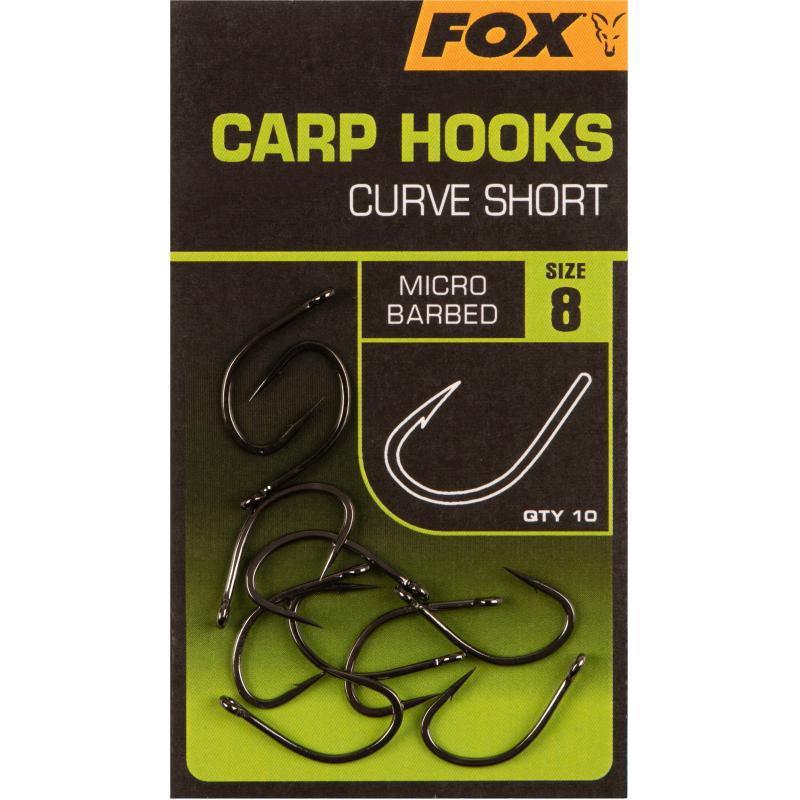 Fox Carp Hooks Curve Shank Short Size 6