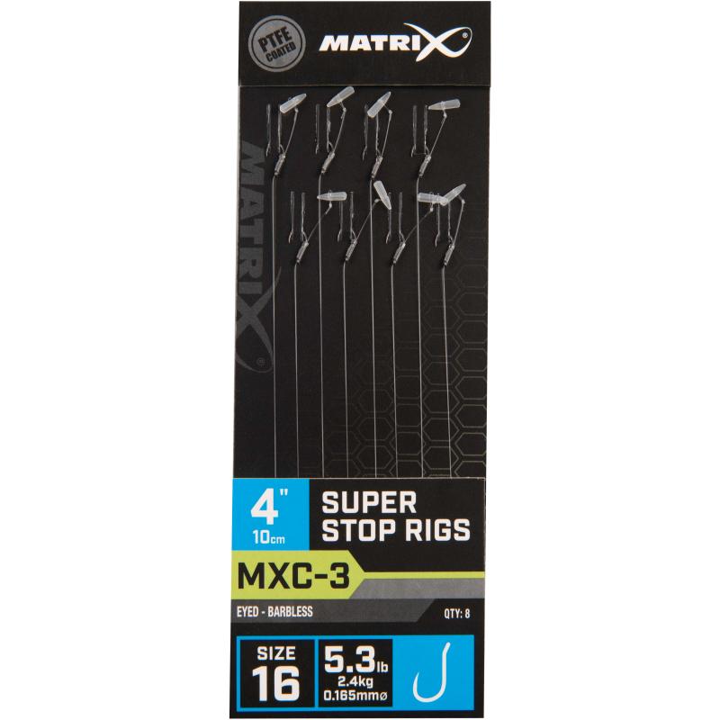 Produktbild Matrix Mxc-3 Size 16 Barbless 0.165mm 4" 10cm Super Stop 8Pcs