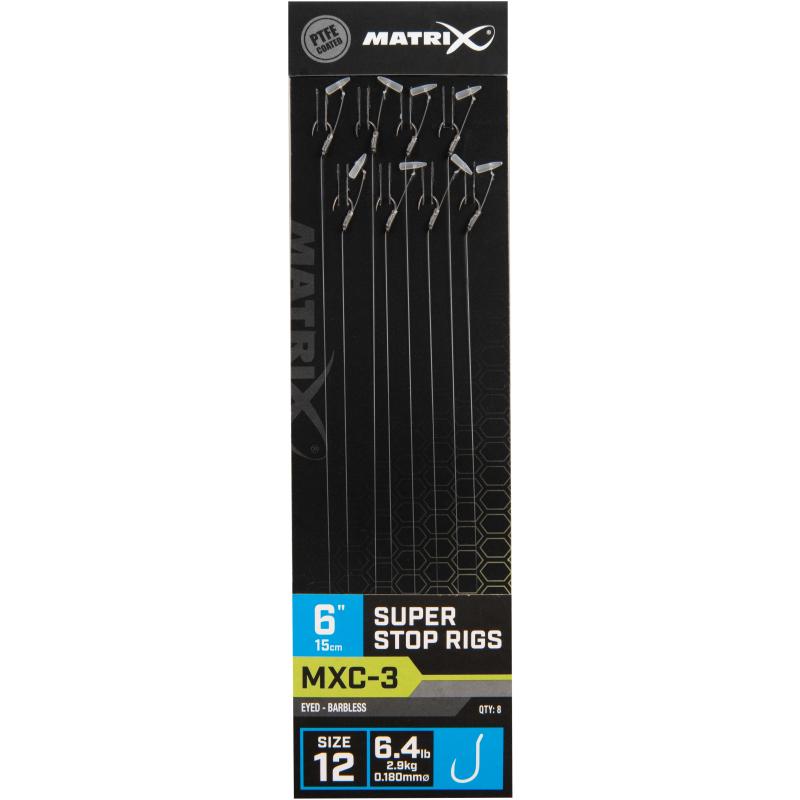 Produktbild Matrix Mxc-3 Size 12 Barbless 0.18mm 6" 15cm Super Stop 8Pcs