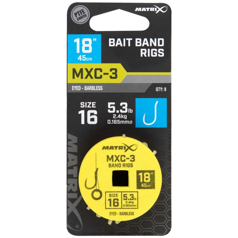 Produktbild Matrix MXC-3 Size 16 Barbless / 0.165mm / 18" (45cm) / Band - 8pcs