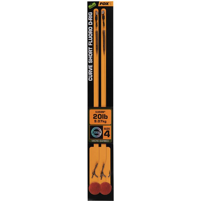 Fox Edges Curve Short Fluoro D-Rig 2 - 30lb Illusion x 2