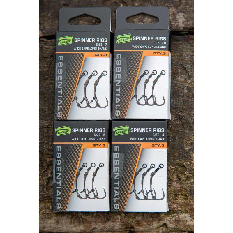 Fox Rigs Large Gape Taille 4 – 25lb – 3 Montures Pour Pêche à La Carpe – Neuves