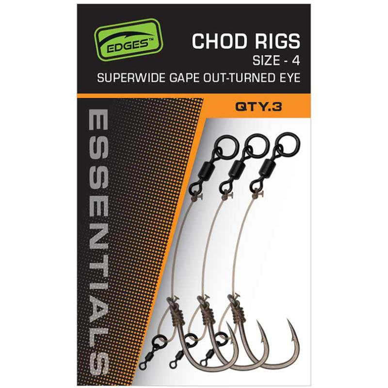 Fox Edges SWGO Chod Rigs - 4 (x3)