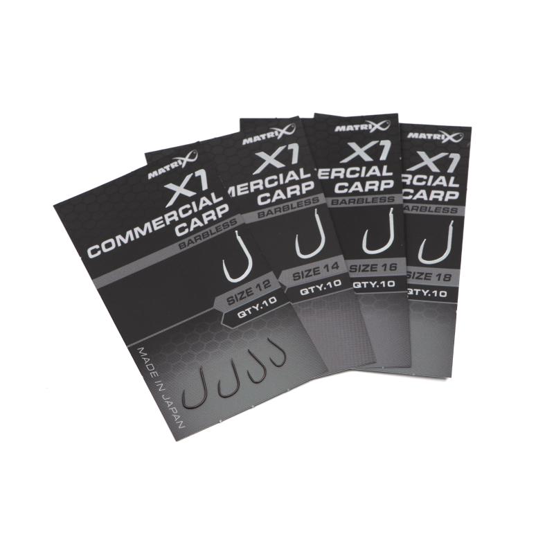 Matrix X1 Commercial Carp Size 14 Barbless