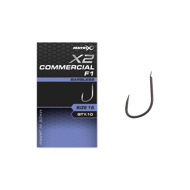 Matrix X2 Commercial F1 Size 14 Barbless