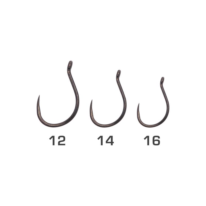 Matrix X7 Carp Method Size 14 Barbless - Eyed