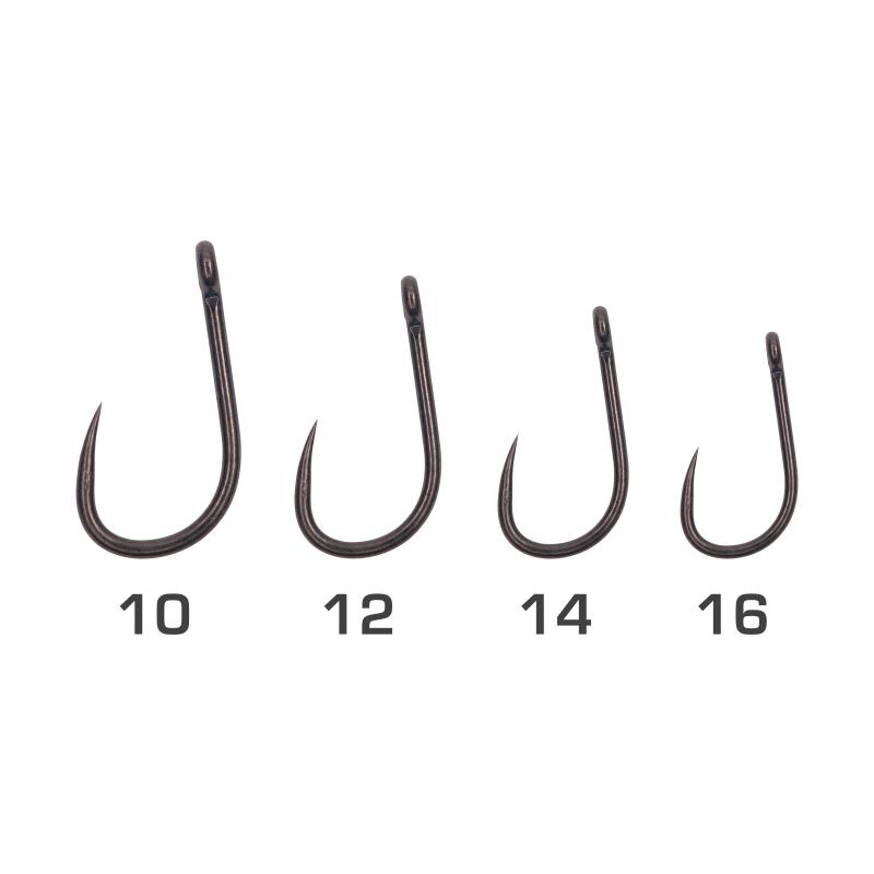 Matrix X8 X-Power Carp Size 16 Barbless - Eyed
