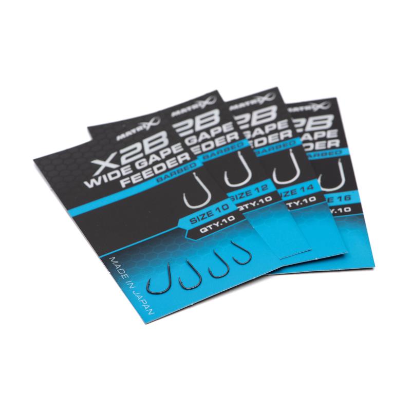 Matrix X2B Wide Gape Feeder Size 16 Barbed