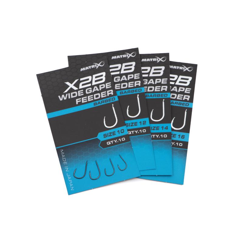 Matrix X2B Wide Gape Feeder Size 14 Barbed