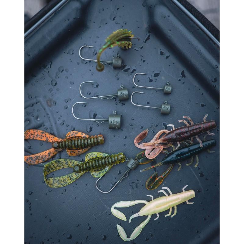 Fox Rage Micro Ned Heads Camo 2g size 1 5pcs