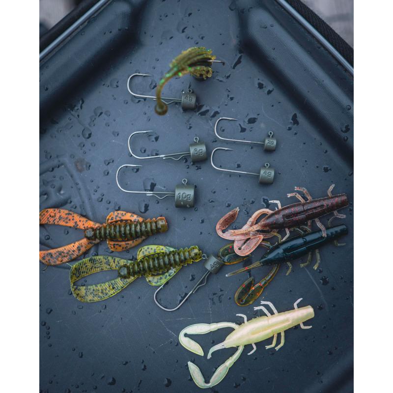 Fox Rage Micro Ned Heads Camo 4g size 1 5pcs