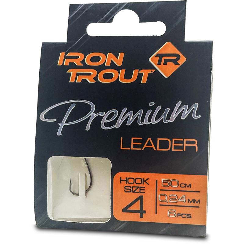 Produktbild Iron Trout Premium Leader 120cm 0,24mm Size 4