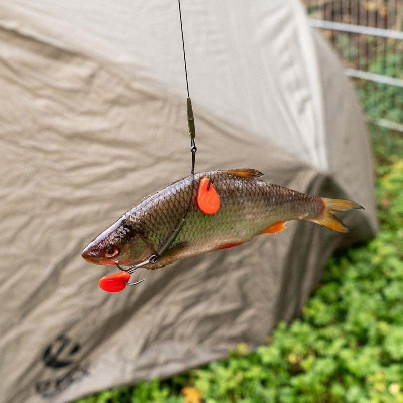 Zeck DB Single Hook #2/0 & Treble #4 Rig