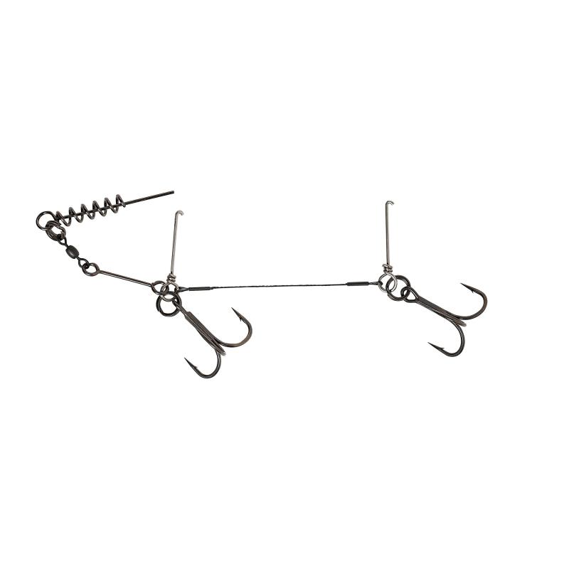 Savage Gear 1x7 TI Corkscrew Stinger 2x#2/0 23kg