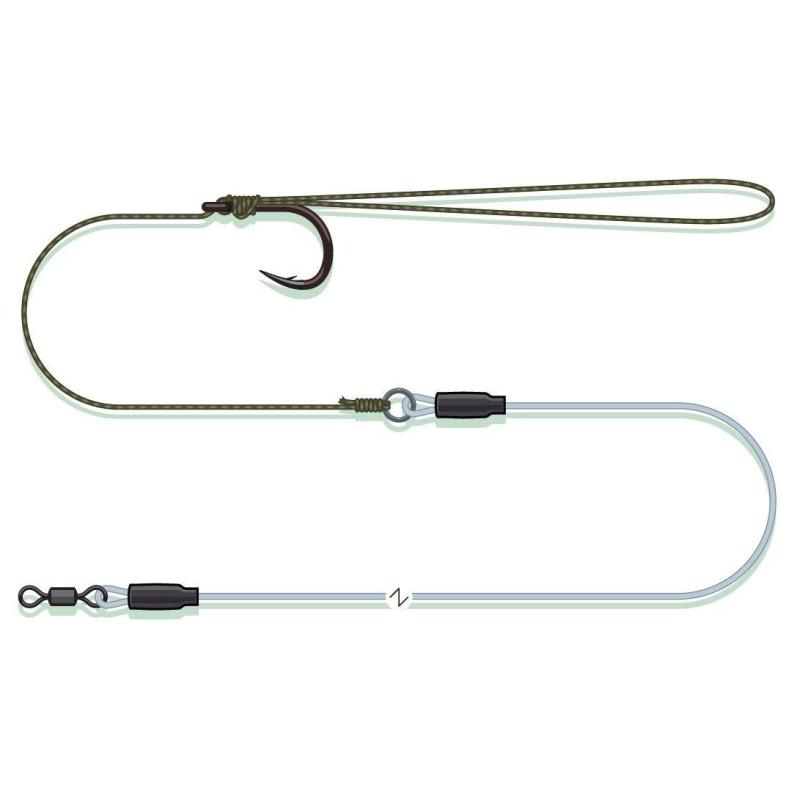 Produktbild Madcat Combi Pellet Rig 70cm 0.95mm 3/0 84Kg