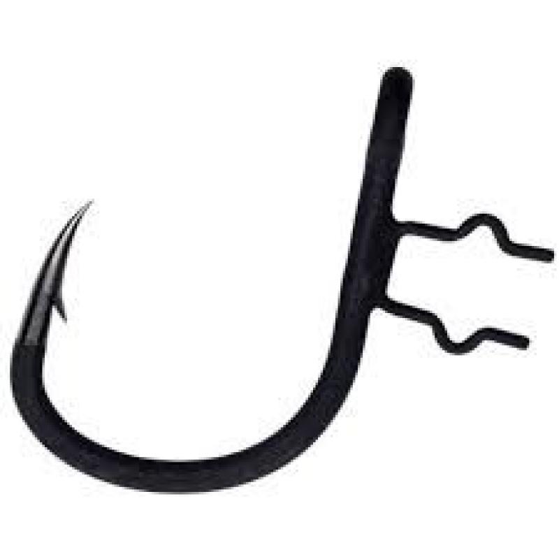 Madcat A-Static Shad Hook 6X 9/0 Black 5Pcs