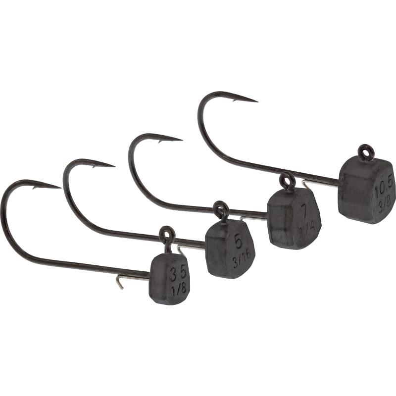 Produktbild Westin Ned Jig Head #1/0 7G Schwarz Nickel Tungs.