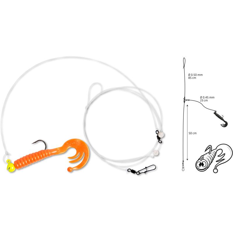 Produktbild Zebco Trophy Pilk Rig 50 3,5 g, 85 cm orange