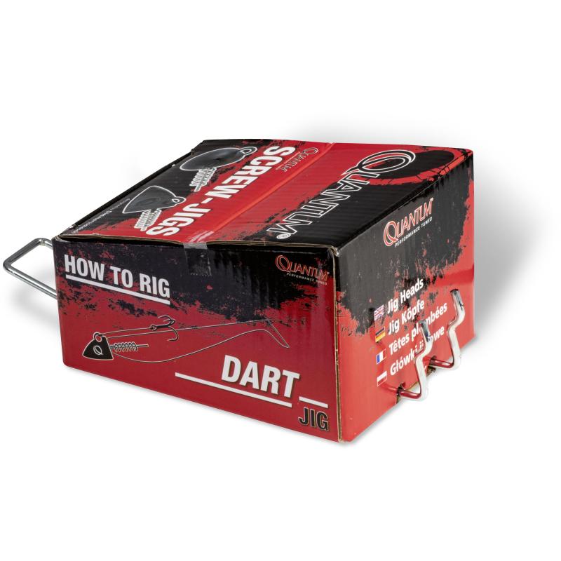 Quantum 7g Q-Screw-Jigs Dartkopf matt schwarz