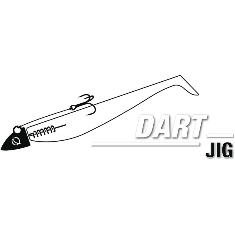Quantum 25g Q-Screw-Jigs Dartkopf matt schwarz