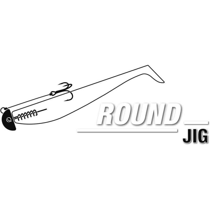 Quantum 15g Q-Screw-Jigs Rundkopf matt schwarz