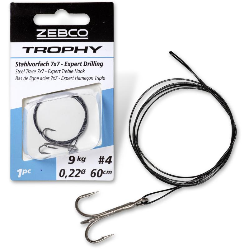Zebco Trophy Stahlvorfach 7x7 - Expert Drilling L: 50cm 6kg