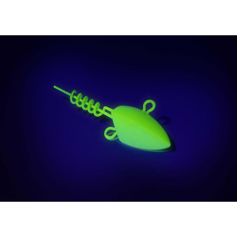 Black Cat 36g Jigkopf glow in the dark 2 St&uuml;ck