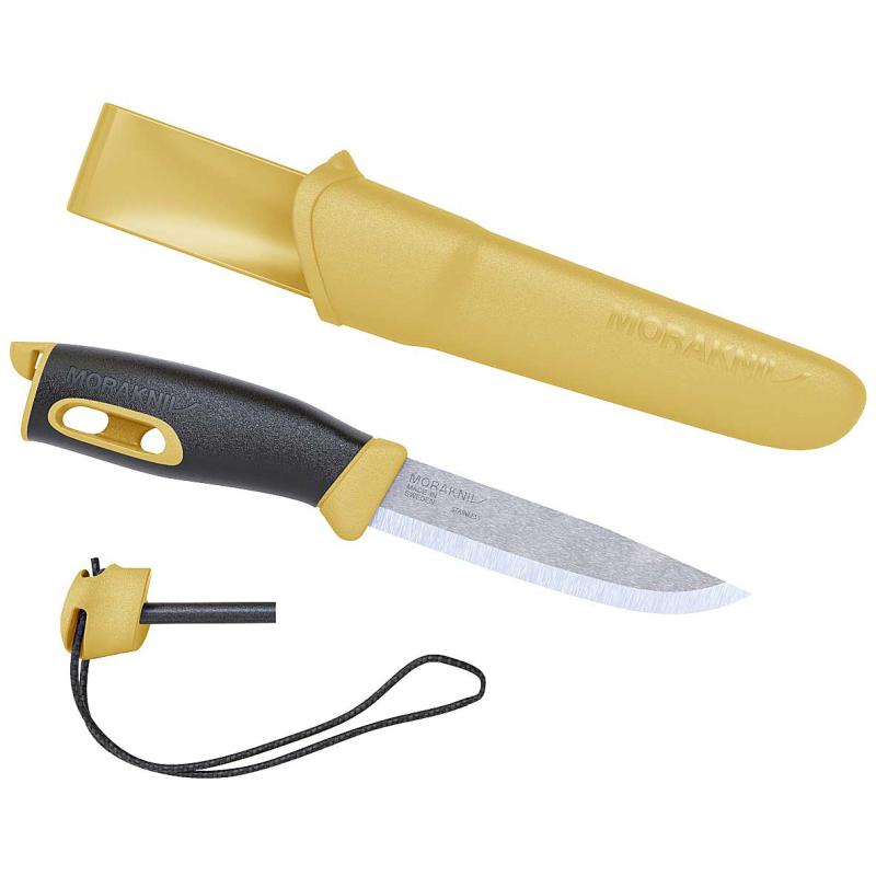 Produktbild Morakniv G&uuml;rtelmesser Companion Spark Gelb Klingenl&auml;nge 10,3cm