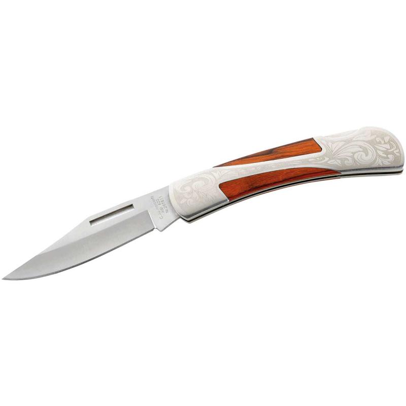 Herbertz Taschenmesser, Aisi 420, Edelstahlbeschl&auml;ge Mit Klinge 8,5cm