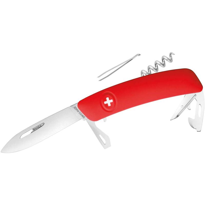 Swiza Taschenmesser D03 Rot Klingenl&auml;nge 7,5cm