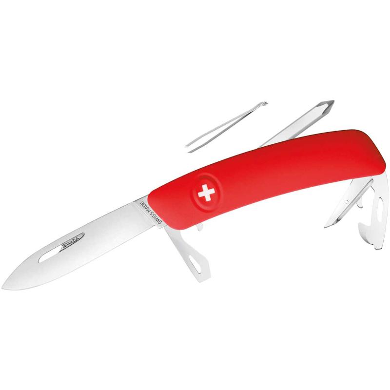 Swiza Taschenmesser D04 Rot Klingenl&auml;nge 7,5cm
