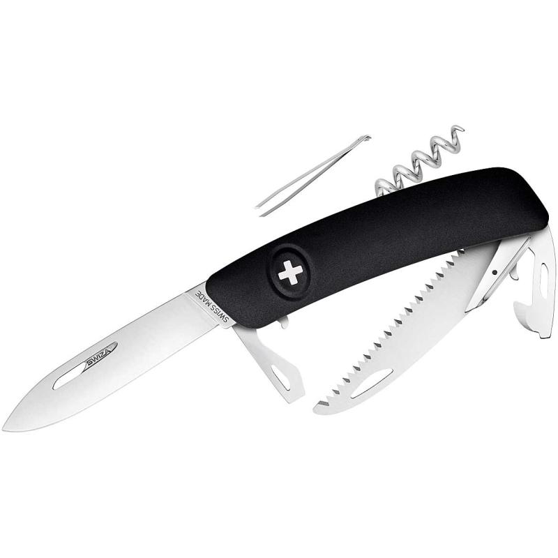 Swiza Taschenmesser D05 Schwarz Klingenl&auml;nge 7,5cm