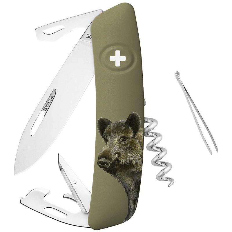 Swiza Taschenmesser D05 Wildschwein Klingenl&auml;nge 7,5cm