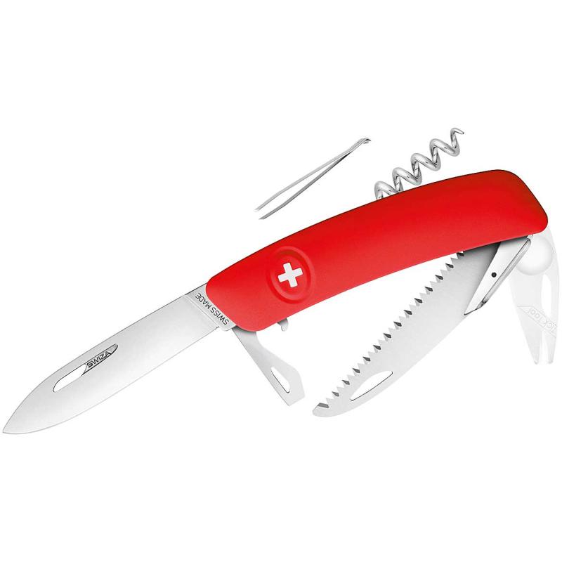 Swiza Taschenmesser Tt05 Tick Tool Klingenl&auml;nge 7,5cm Rot
