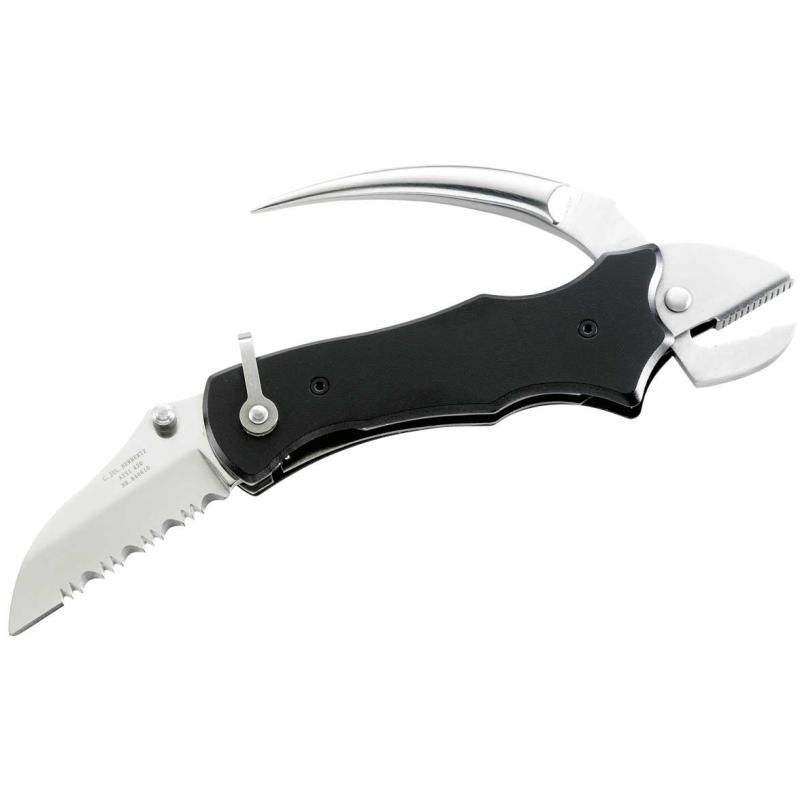 Produktbild Herbertz Seglermesser, Mit Zange Und Marlspieker, Aisi 420, Klinge 5,5cm