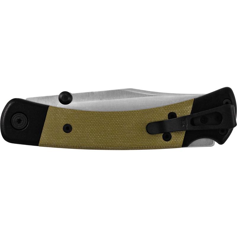 Buck 110 Hunter Sport Taschenmesser, S30V Stahl Rostfrei Back-Lock Aluminium-Micarta Tip Up Clip