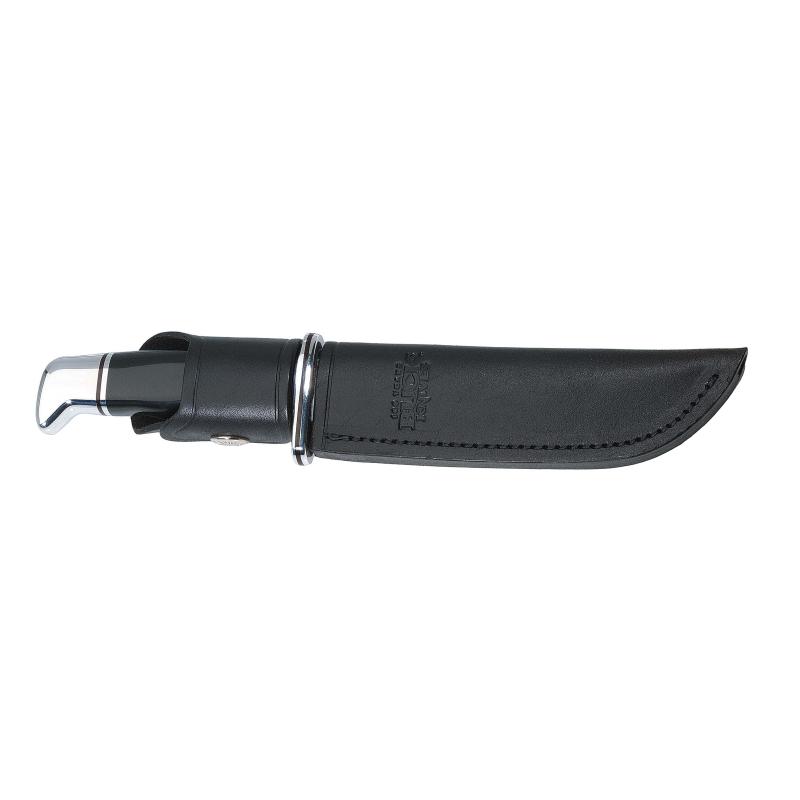 Buck 119 Special Jagdmesser, 420Hc Stahl, Rostfrei, Schwarzer Phenolharz-Griff Lederscheide