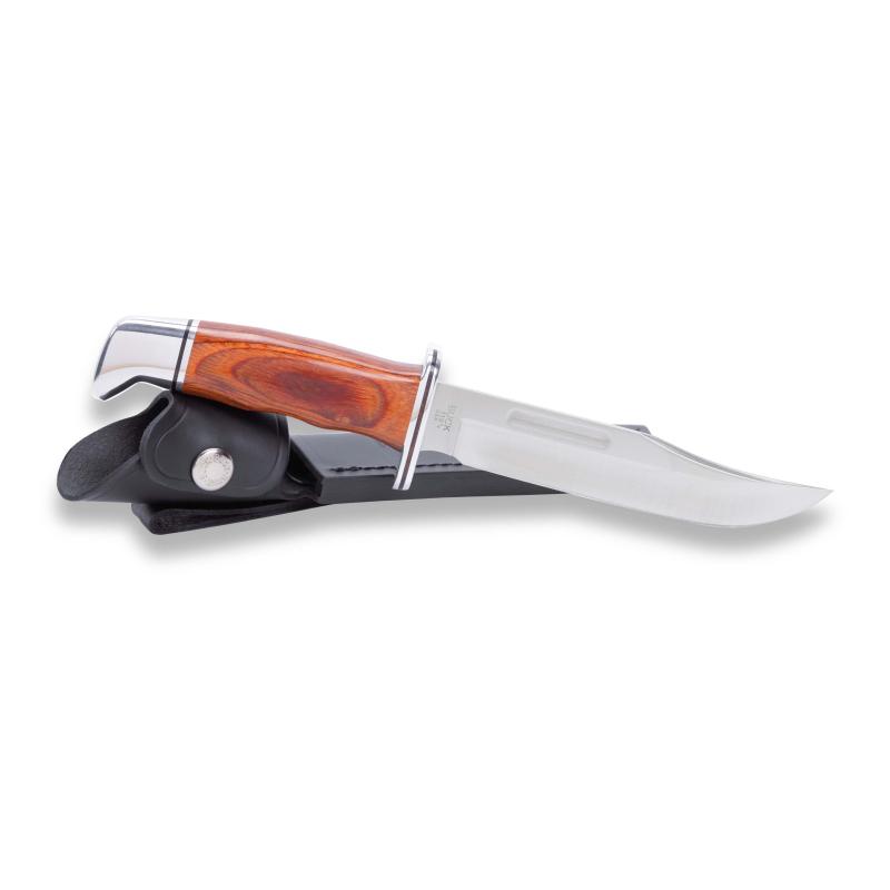 Buck 119 Special Heritage 100 Serie Jagdmesser 420Hc Stahl Rostfrei Dymalux Cocobolo Schw. Ledersch.
