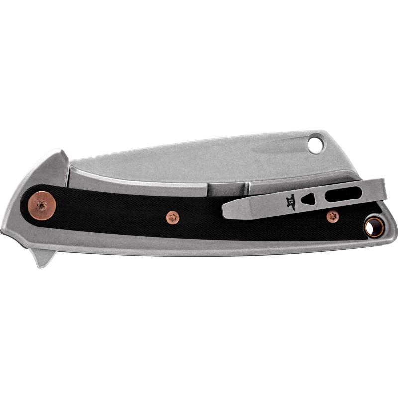 Buck 263 Hiline Taschenmesser, D2 Stahl, Rostfrei Frame Lock Elox. Aluminiumgr. G10-Einlagen