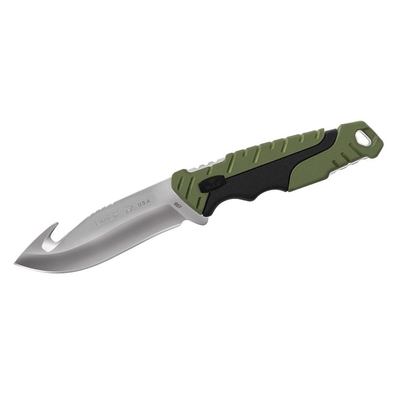 Buck 657 Pursuit Jagdmesser, 420Hc Stahl, Rostfrei, Nylon/Versaflex-Griff, Kunststoff-Scheide