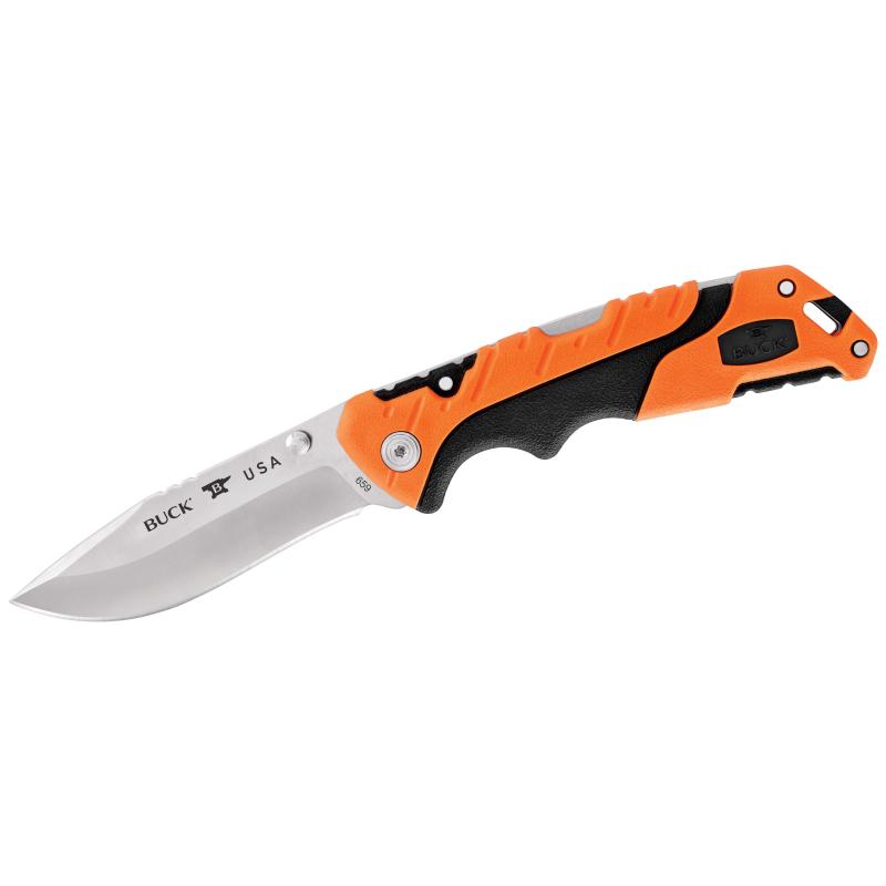 Buck 659 Pursuit Large Folding Jagdmesser S35Vn Stahl Rostfrei Back-Lock Versaflex Nylon-Etui